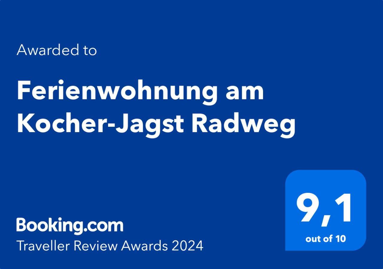 Ferienwohnung Am Kocher-Jagst Radweg Neuenstadt am Kocher Exteriör bild
